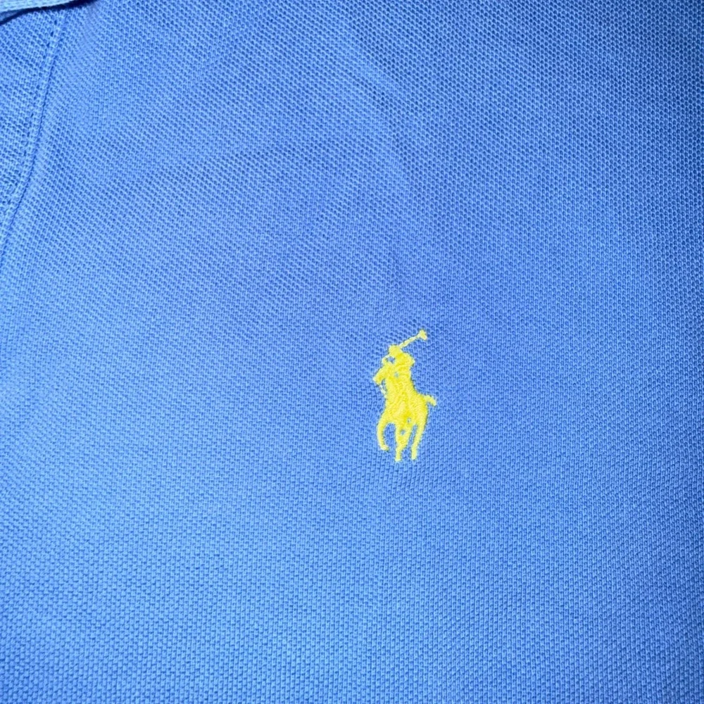 Polo Ralph Lauren Polo Shirt Large Blue Classic Fit Short Sleeve Pony Logo